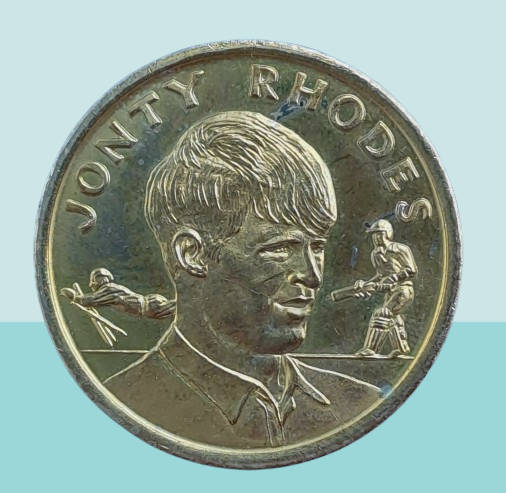 1992 South Africa Token - Official Shoprite and Checkers Medal Collection - Cricket Jonty Rhodes