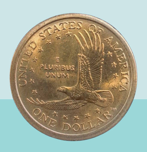 2000 D United States - 1 Dollar "Sacagawea Dollar" Gold Color