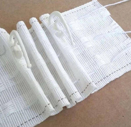 3 Piece 2.5m Curtain with 2 Drops featuring elegant White Lace - Design 5