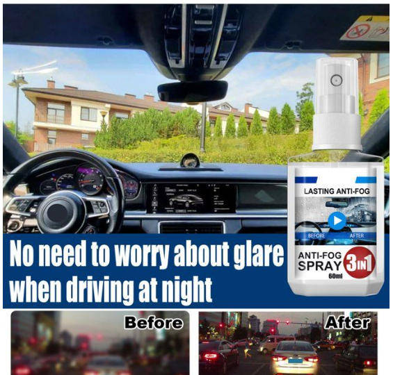 3-in-1 Lasting Anti-Fog Spray 60ml