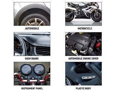 Black Power Plastic & Trim Restorer  For unpainted trims, door handles, mirror housings, windscreen