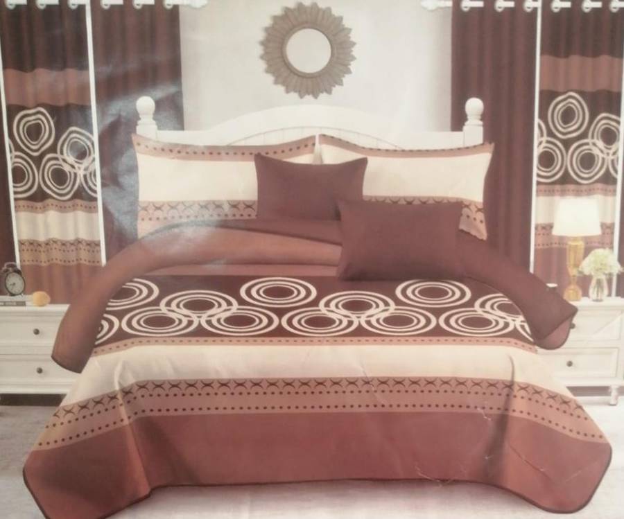 5 Piece Quilted Bedspread Set, Size: Queen