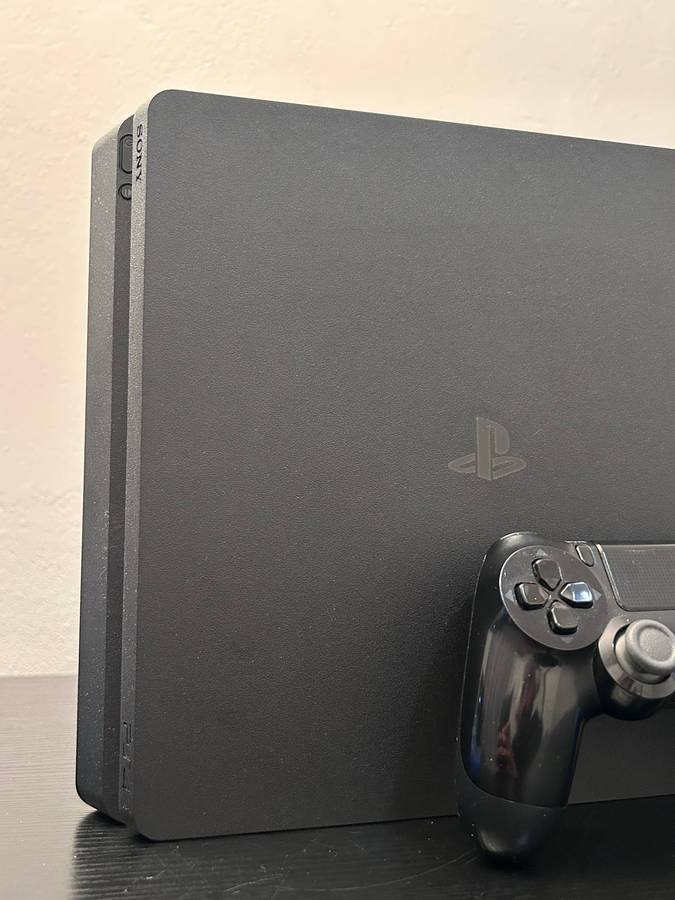 PlayStation 4 Slim 500GB Console Bundle - Black with DualShock 4 & Assassin's Creed Odyssey