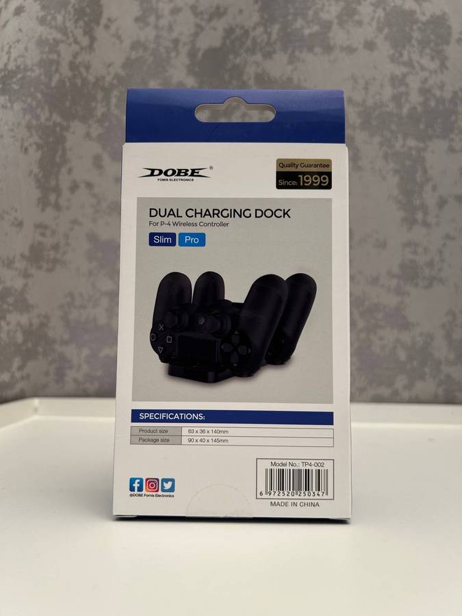 DOBE Dual Charging Dock for PS4 Controllers