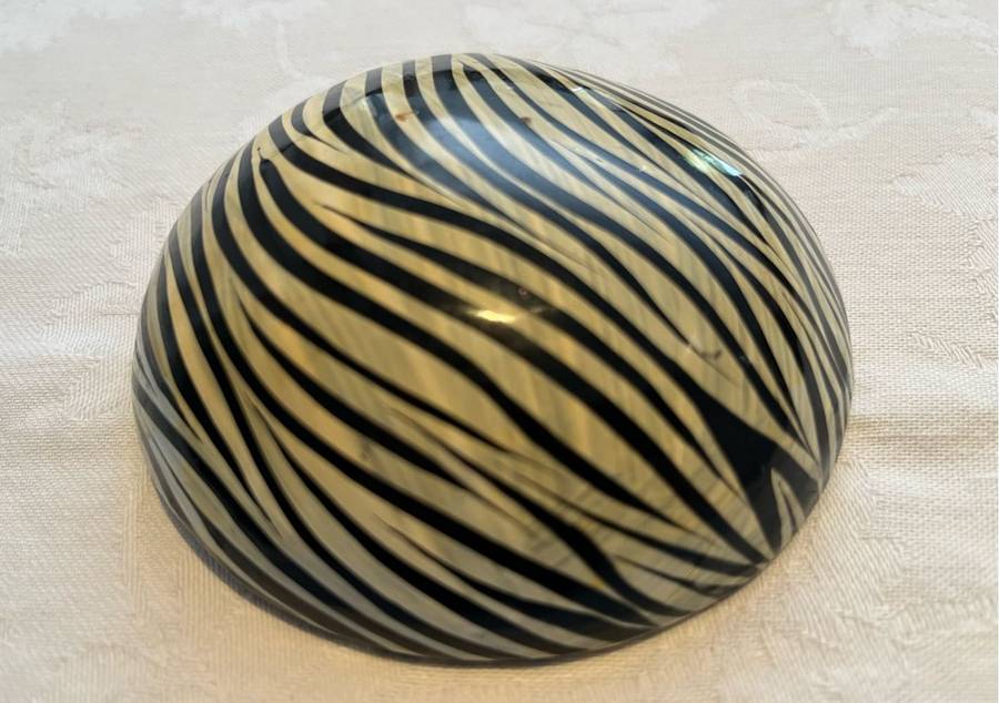 Decorated Horn Bowl & Spoon Set