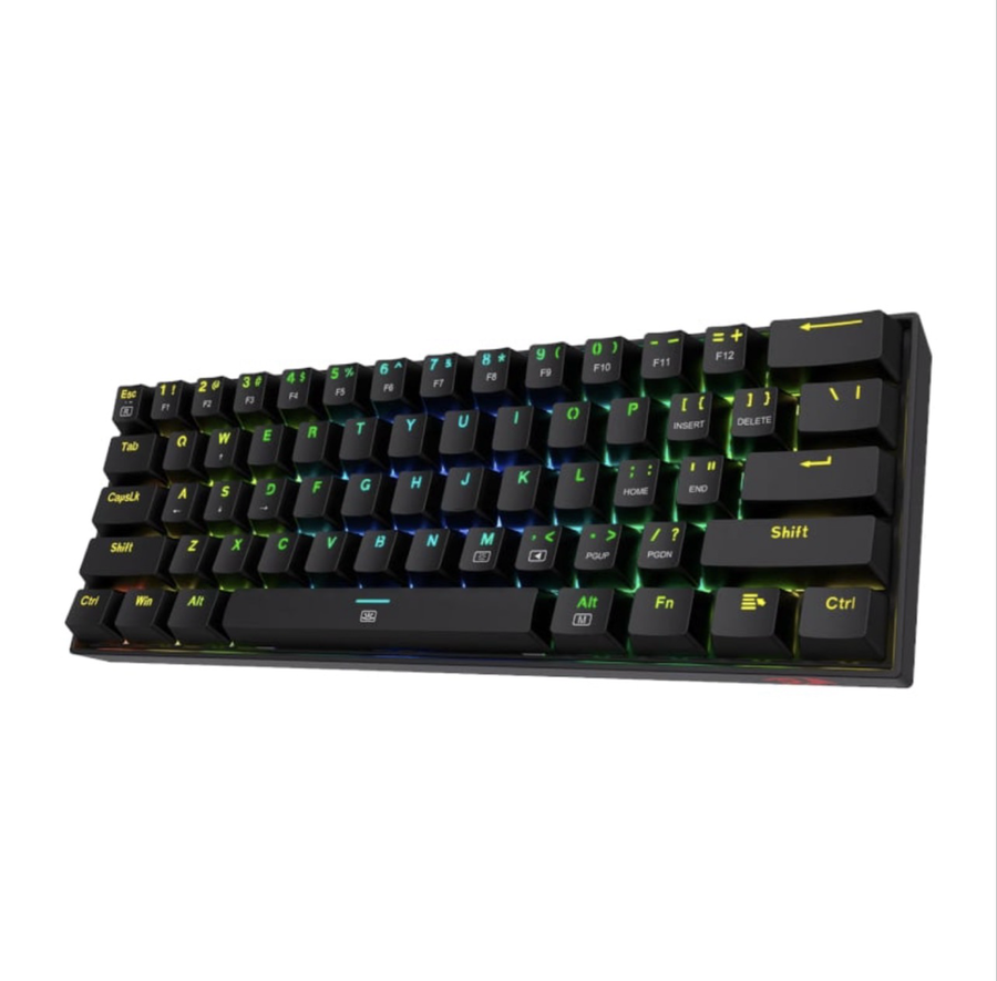 REDRAGON DRAGONBORN Wired Mechanical Keyboard RGB 67Key Design  Black