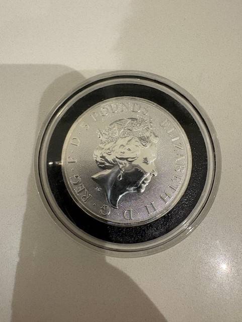The Queen's Beasts 2021 2oz Silver Bullion Coin