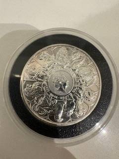 The Queen's Beasts 2021 2oz Silver Bullion Coin