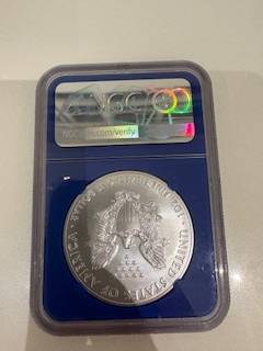 2021 silver eagle NGC graded 1 ounce