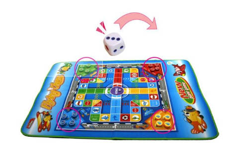 Beach Mat Giant Ludo / Flying Chess Game Mat