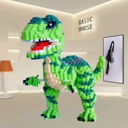 Dinosaur Puzzle Building Blocks Set 3204Pcs