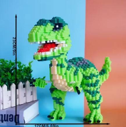 Dinosaur Puzzle Building Blocks Set 3204Pcs