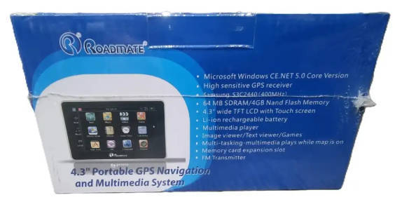 Roadmate 4.3" Portable GPS Navigation and Multimedia System: