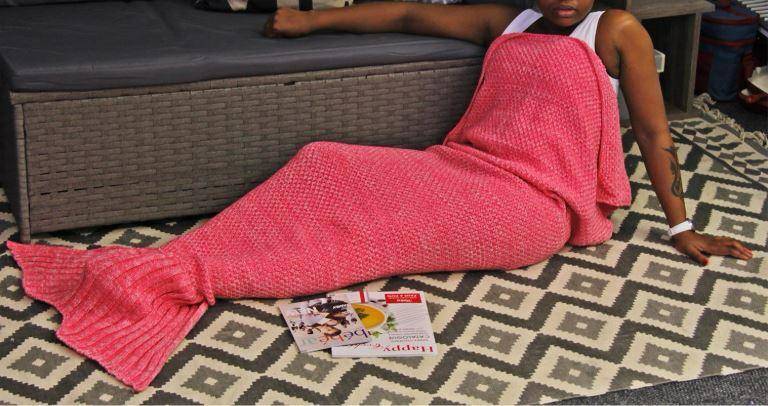 Mermaid Blanket Pink Kids