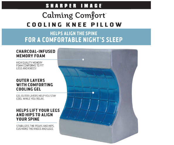 Calming Comfort Cooling Knee Pillow
