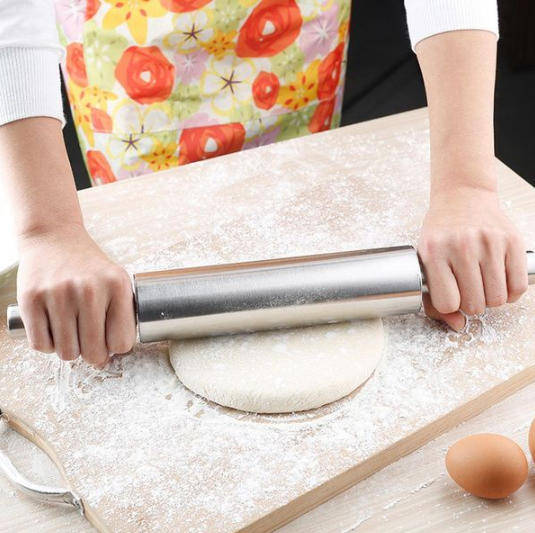 Stainless Steel Rolling Pin 44cm (Non Stick)