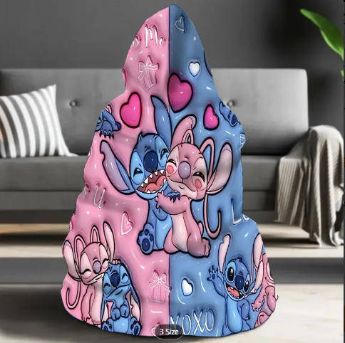 Stitch Hooded Blanket (150cm x 130cm)