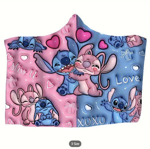 Stitch Hooded Blanket (150cm x 130cm)