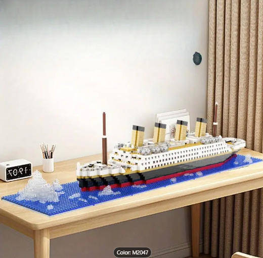 Titanic Micro Block Puzzle (1000+ Pcs)