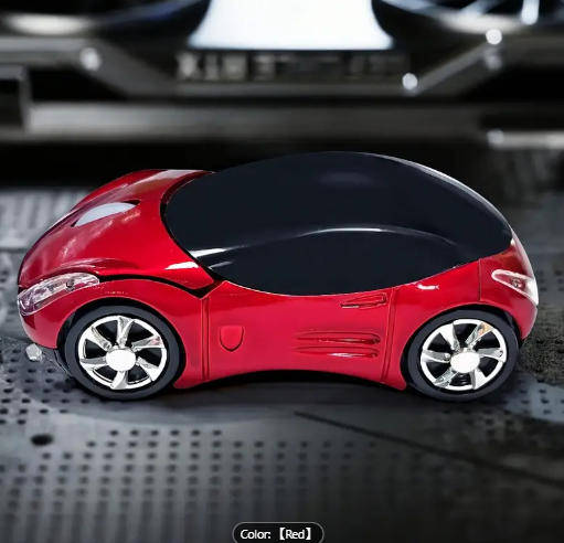 Car Model Wireless Mouse USB 2.4G Receiver (Silver/Grey)