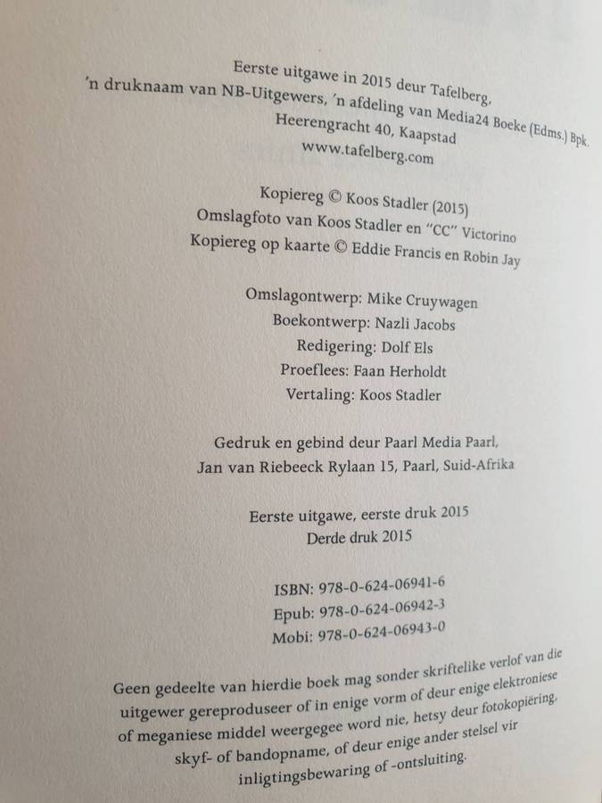 Koos Stadler : "Recce" : Kleinspan-operasies agter vyandelike linies