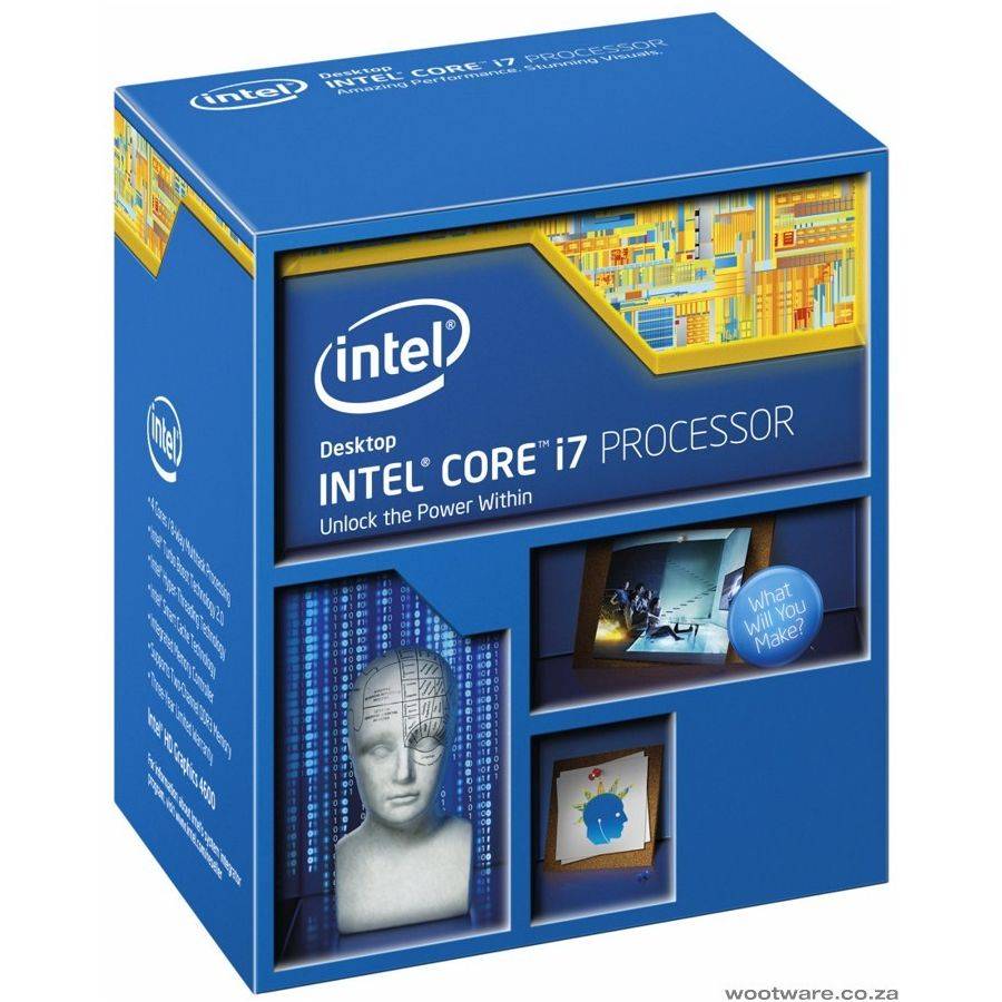 Intel Core i7 4790 4th generation CPU plus stock Intel cooler Master