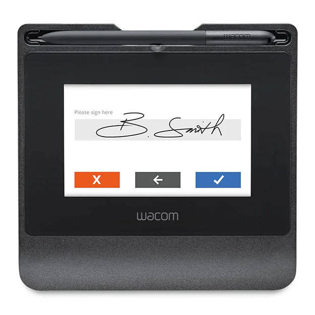 Wacom STU-540 LCD Colour Signature Pad & Sign Pro PDF - Black