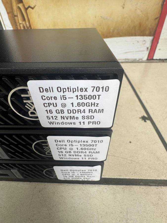DELL OptiPlex 7010 MFF - Core i5 13th Gen, 16GB RAM, 512 GB SSD
