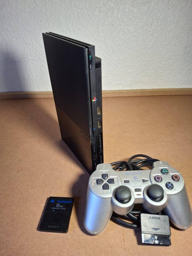 PlayStation 2 Slim Console | Includes Original Controller, Memory Card, All Cables