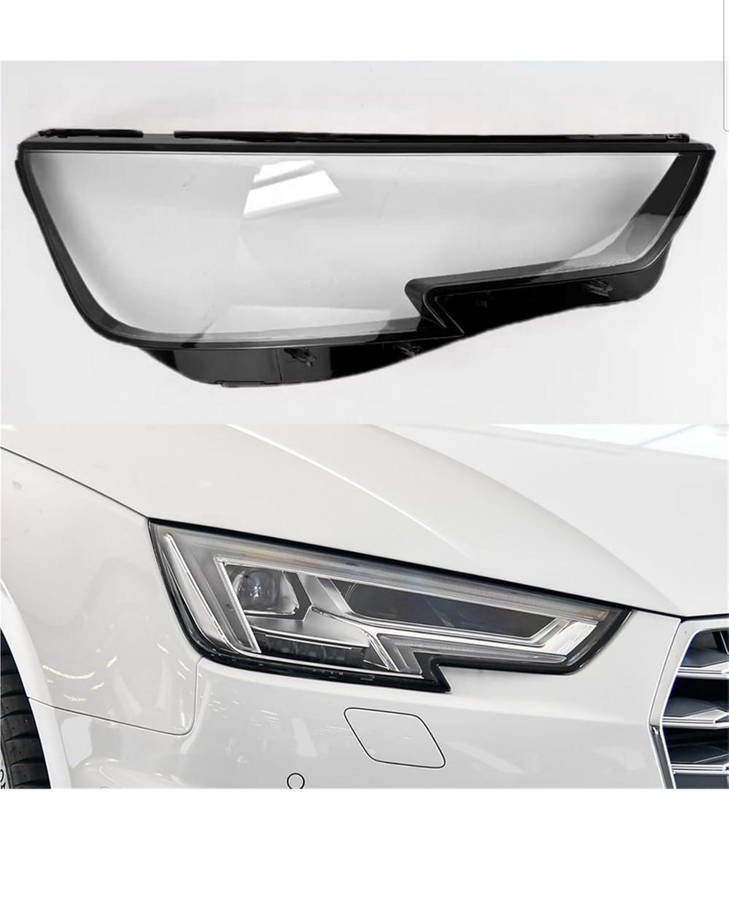 Audi A4 B9  2017-2019 Headlight Replacement Lens - Right  Side