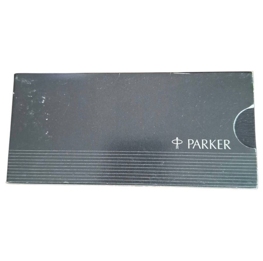 Parker Insignia Matte Black and Gold Pen and Pencil Set in Box