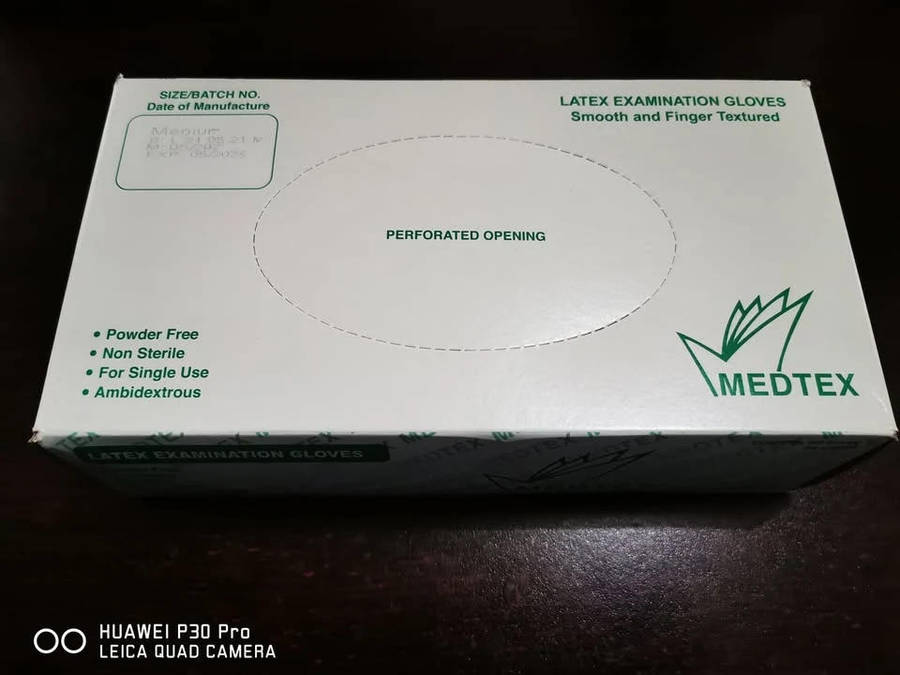 Medtex Latex Powder Free Gloves - R140 each a box of 100 Gloves