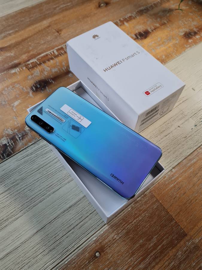 HUAWEI P SMART S SMARTPHONE || 128G/4G, 48MP TRIPLE CAM, IN DISPLAY FINGERPRINT BLUE COLOR