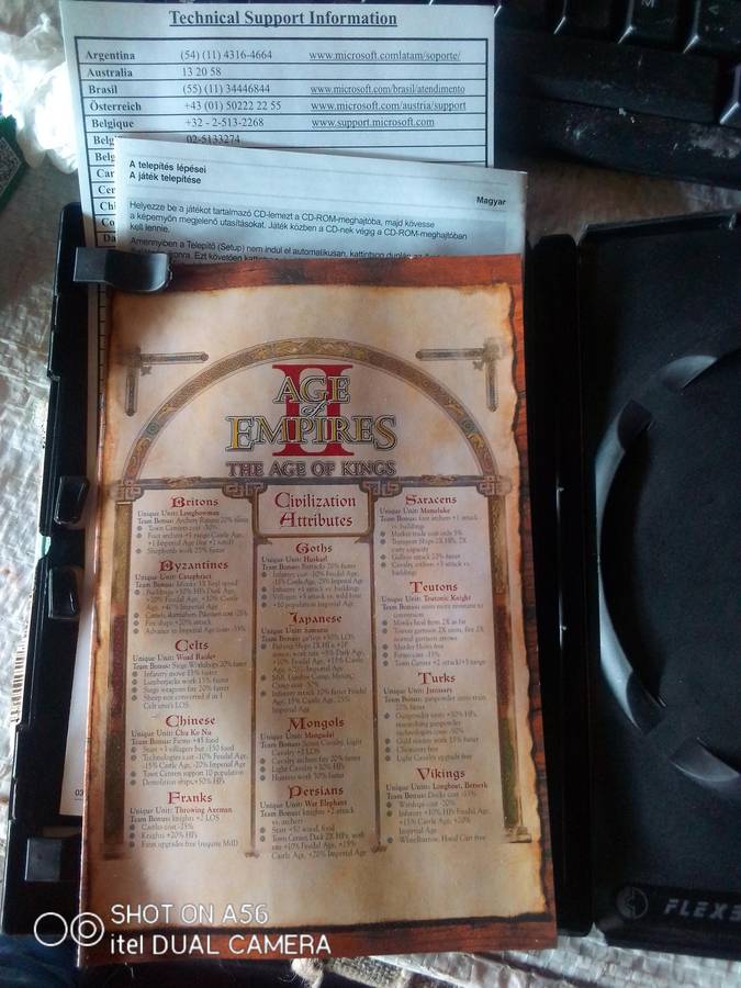  Age of Empires II (PC)  Collectors Edition | Disc + Booklet + Foldout Map | Near Mint