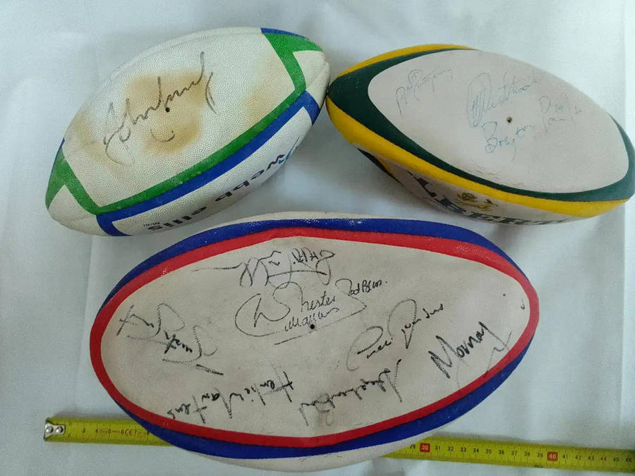 Springbok Rugby Legends - Signed Rugby Ball Collection