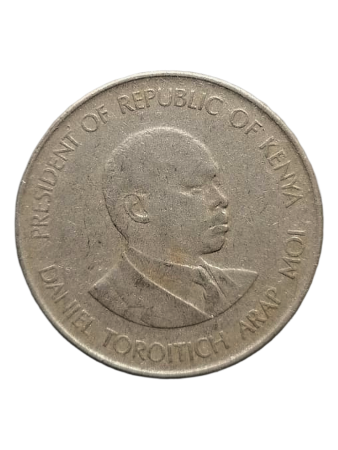 Kenya 1 Shilling Coin  1994  President Daniel arap Moi  East African Collectible