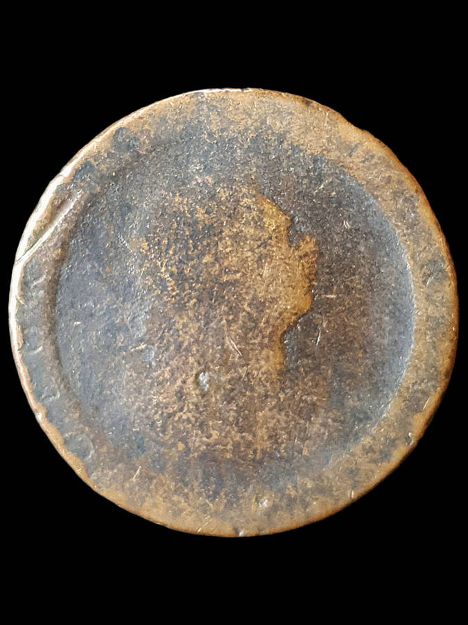 1797 Great Britain Penny  Cartwheel Copper Coin