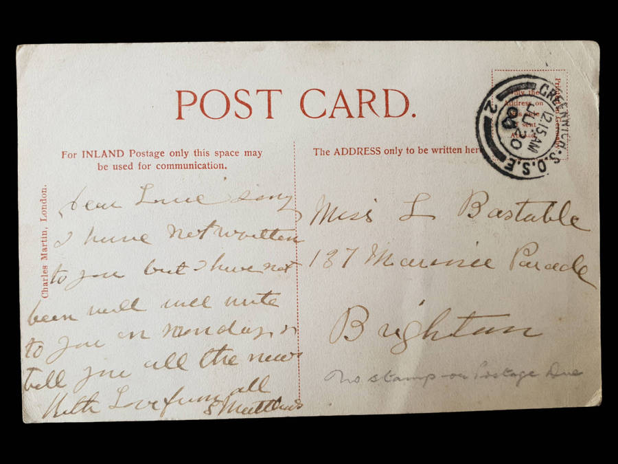 1902 Greenwich  The Observatory postcard  London CHIEF OFFICE