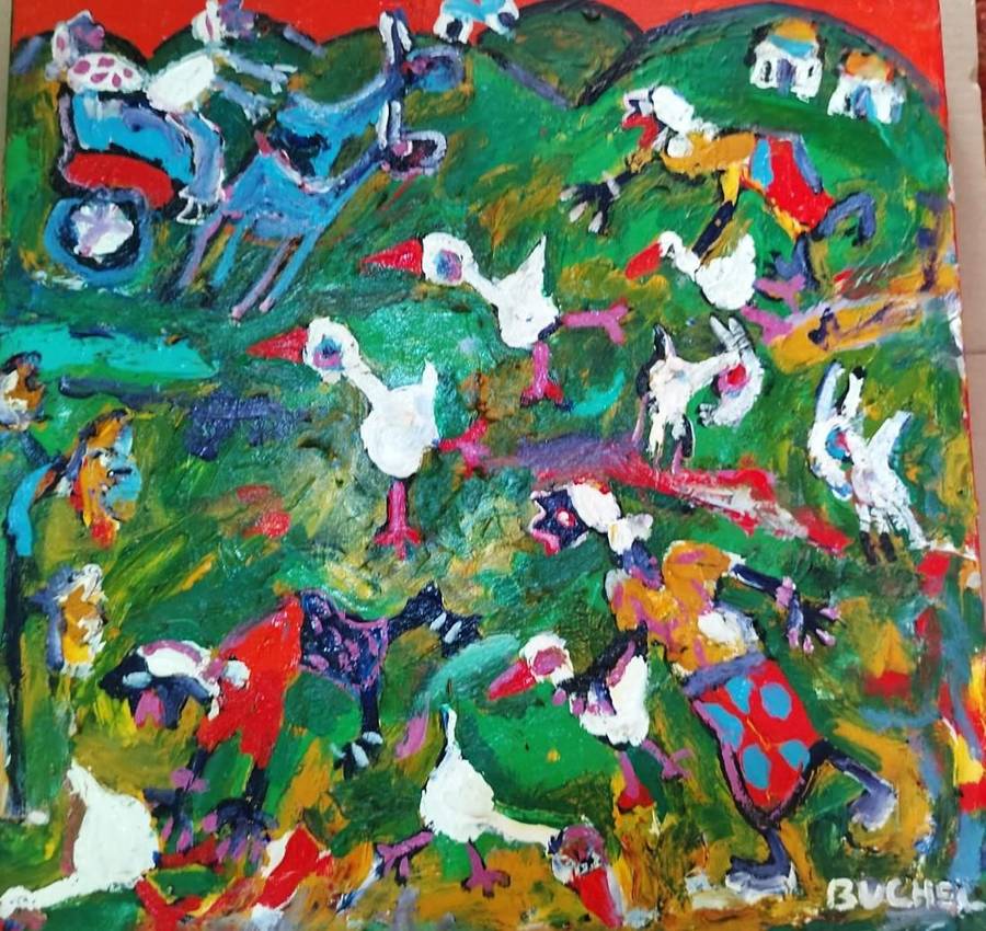 Elwin Buchel Oil Painting Rural 960