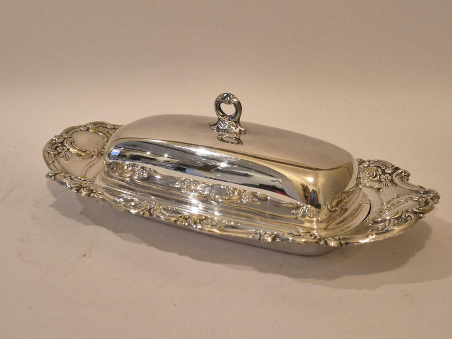 Silver Butter Dish