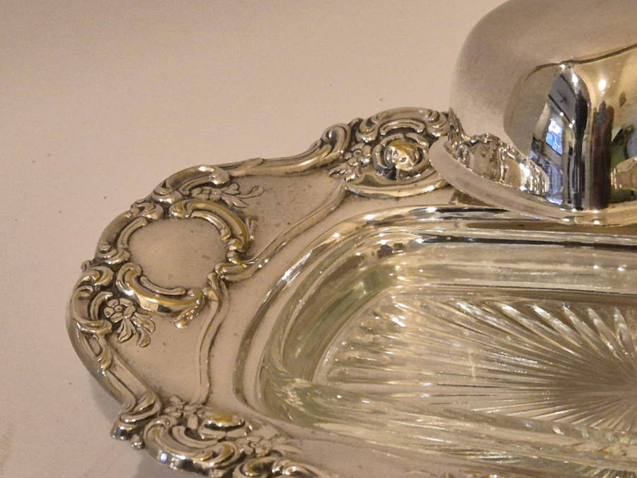 Silver Butter Dish