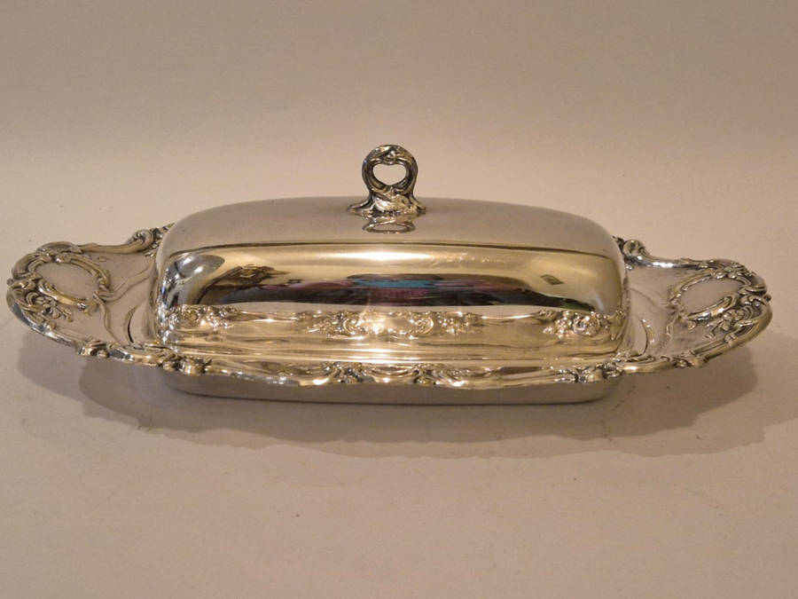 Silver Butter Dish