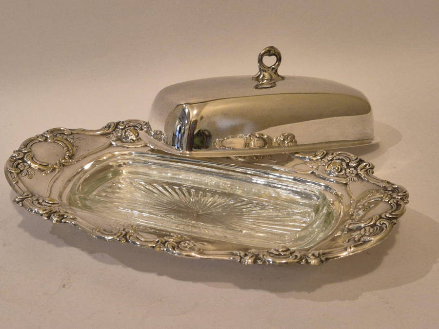 Silver Butter Dish