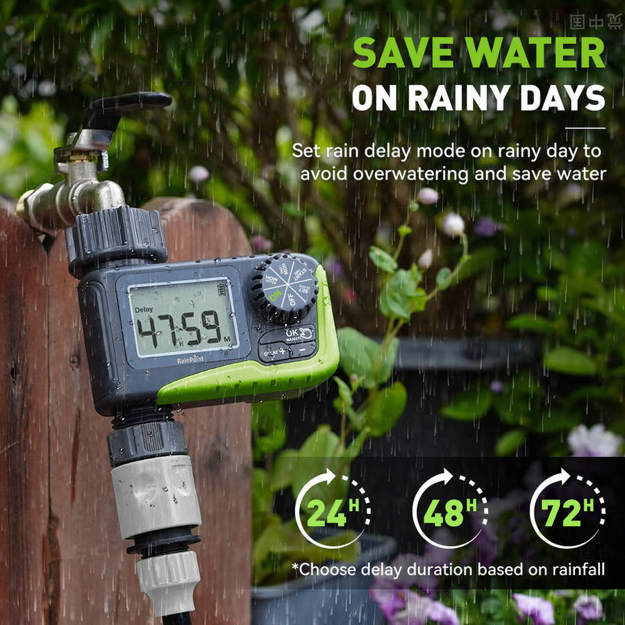 RainPoint Wireless Digital 1-Zone Irrigation Timer