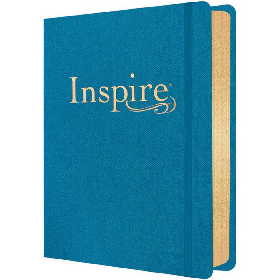 NLT Inspire Bible Blue  Brand New