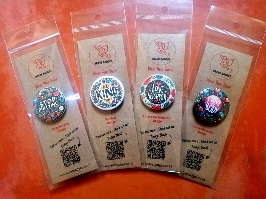 Love Your Neighbour Accessory Brooch Badge - Friendly Fashion