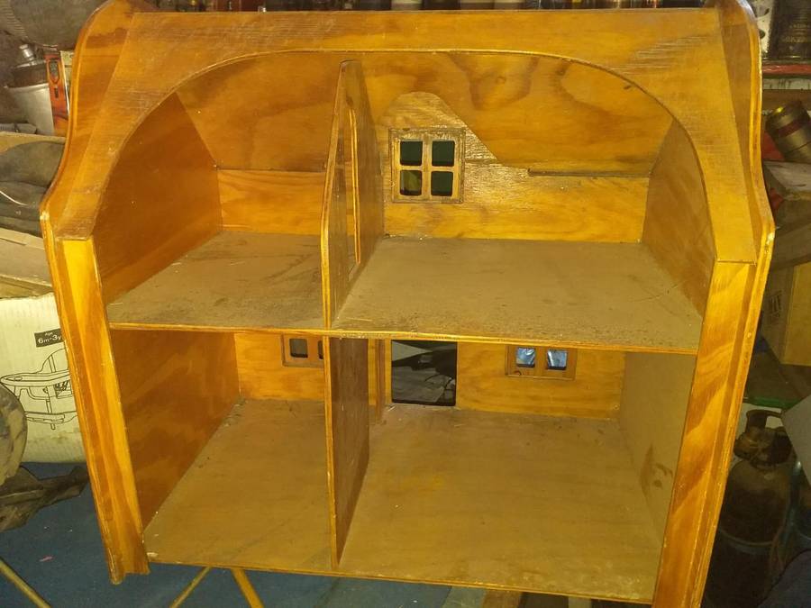 Large wooden doll house