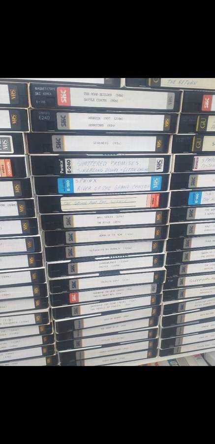 Vintage Vhs cassetes