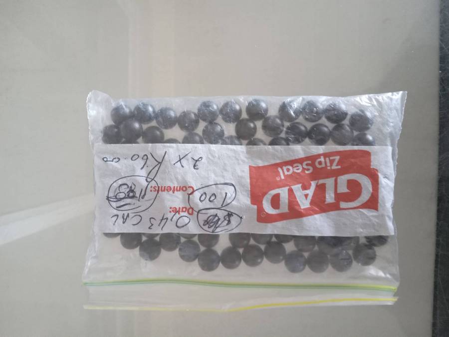 1 PACK OF 100 X 0.43 CAL SOLID NYLON BALLS + 20 PEPPER BALLS FOR UMAREX WALTHER PPQ SELF DEFENSE GUN