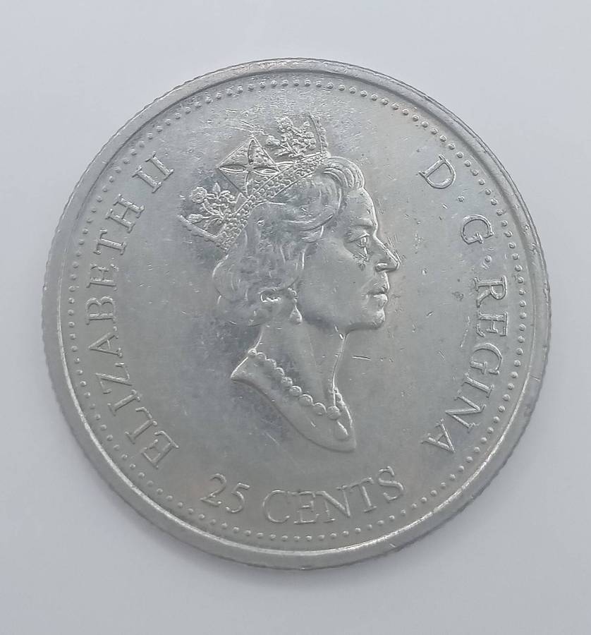1999 CANADA - ELIZABETH II - 25 CENTS COIN